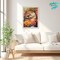 Otter Diamond Painting Kit for Adults – 5D Full Drill Round Flower Diamond Art – DIY Gem Craft Canvas for Home Wall Decor 12x16 Inch